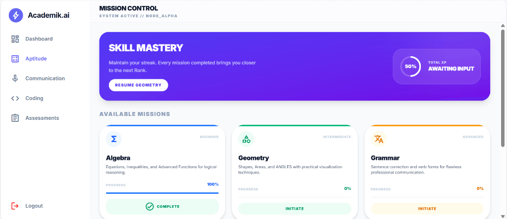 Academik AI intelligence preview: aptitude